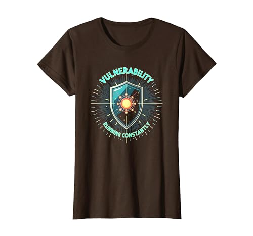 Vulnerability Scanner T-Shirt Women Brown Medium
