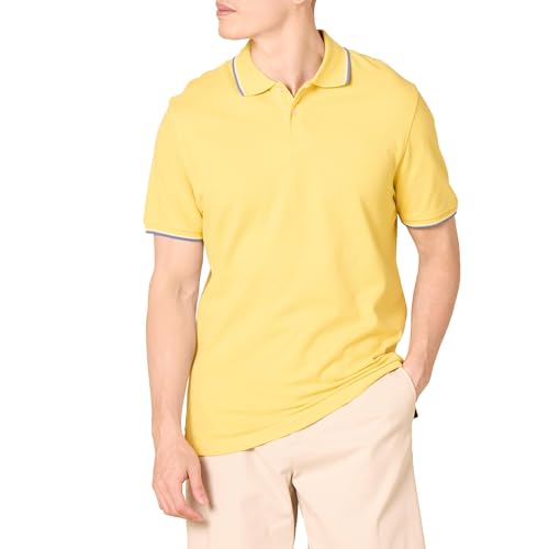 Image of Amazon Essentials Men's Slim-Fit Short-Sleeve Cotton Pique Polo Shirt