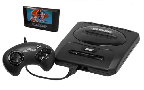 Image of Sega Genesis 2 Console Sonic the Hedgehog 2 Bundle Pack (Renewed)