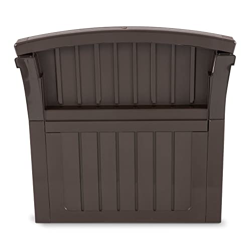 Suncast PB2600J 31 Gallon Outdoor Backyard Garden Patio Seat Storage And Bench Chair thumb #6