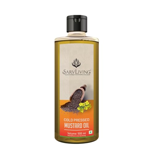 Cold Pressed Mustard Oil 500 ml Pure & Natural | Premium Quality | Preservative Free | Cooking Oil | Mustard Seed based Oil |