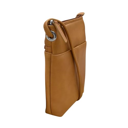 Image of ili New York Leather Mini Sac Crossbody - Genuine Leather Crossbody Bags for Women with RFID Blocking, Adjustable Strap