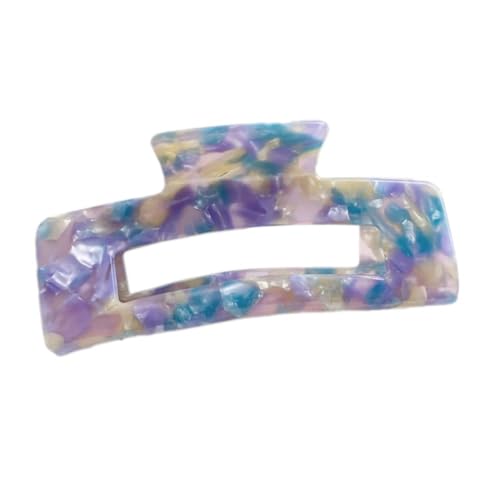 1 pinzas para el pelo para mujer, pinzas grandes de acetato, pinzas para el pelo grueso, antideslizantes, accesorios para el cabello, accesorios para el cabello para mujeres y niñas, lila A