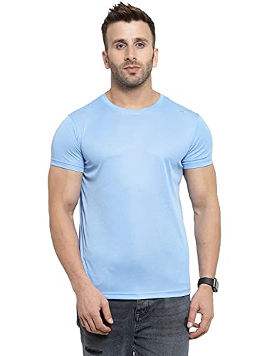 Image of AWG ALL WEATHER GEAR Men's Dryfit Round Neck Half Sleeve T-Shirts - Pack of 2