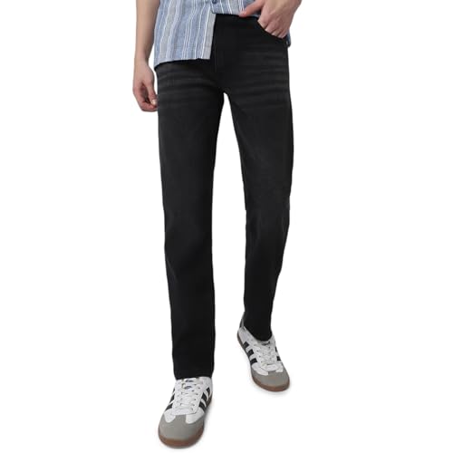 Image of Neostreak Men's Regular Fit Heavy Washed Jeans Stretchable