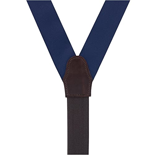 Image of Trafalgar Men's Phoenix 38mm Grosgrain Non Stretch Ribbon Button End Braces (Suspenders)