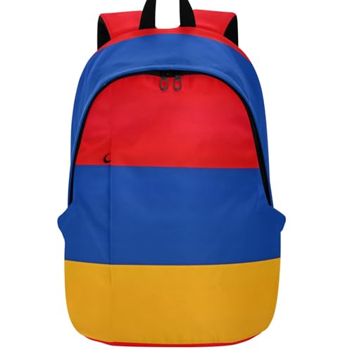 Armenia Flag Cute Woman Casual Daypack Backpacks Simple Cool Book Bags for Teen Girls