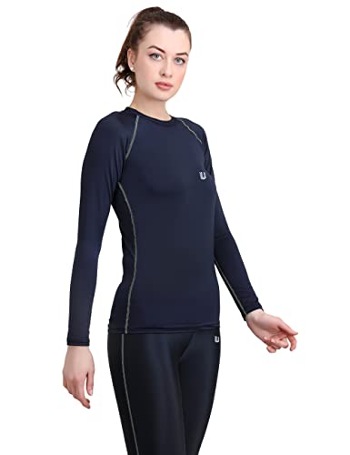 Image of Unbeatable Womens Compression Top T-Shirt for Gym Sports Yoga Swimming Running Full Sleeve