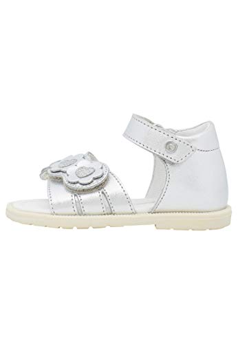 Falcotto CLATTER sandale fleurs et cœurs chaussure premiers pas fille cuir