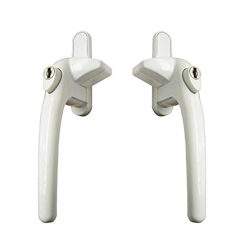 Kit poignée Cockspur Fenêtre de verrouillage de Paireu00a0u0096u00a01u00a0x gauche & 1u00a0x droit à la mainu00a0u0096u00a0Une Taille Adapte Tous Inc Vis