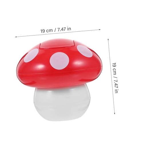 Basurero Mini de Escritorio con Tapa Diseño Hongo miniatura 5
