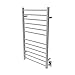 Amba Radiant Large Square RSWHL-B 12-Bar Hardwired Towel Warmer in Brushed