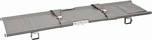 Stretcher Bed Emergency Stretcher,Medical Emergency Folding Stretcher Pushable Rescue Stretcher, Multi-Purpose Home Folding Stretcher for Such As Hospitals/Clinics/Families