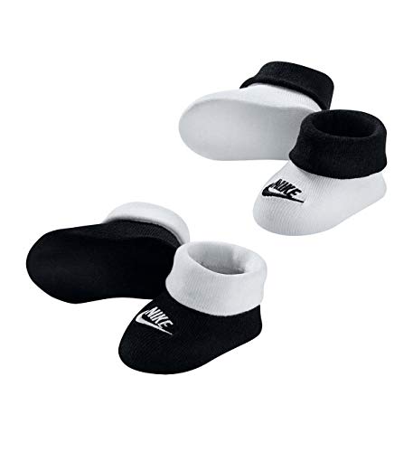 Image of Nike Baby`s Futura Booties 2 Pack (Black(NN0048-023)/White, 0-6 Months)