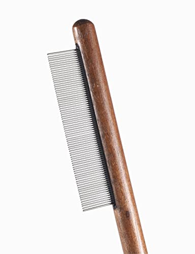 AHERO Pet Grooming Comb for Cats and Short-hair Dogs,Log Han