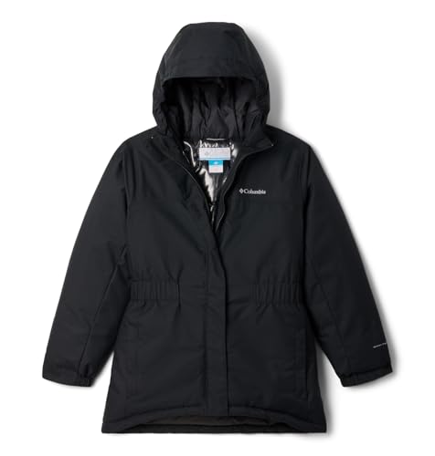 Columbia Hikebound II Chaqueta Larga Aislante, Lista para la Aventura con Diseño Impermeable, Reflexión Térmica, Calidez Liviana, Capucha Ajustable, Acentos Reflectantes - Juvenil Niñas