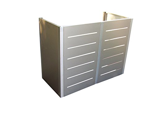 Gero metall Mülltonneneinhausung Cover