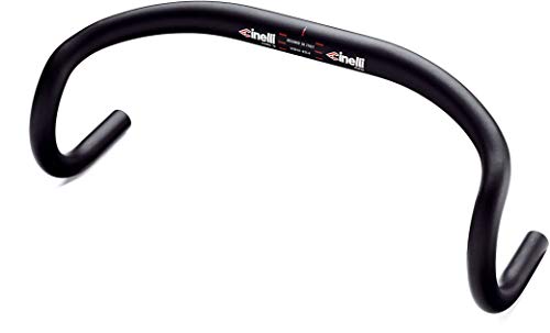 Cinelli Pista Bicycle Handlebar - 31.8/42cm Black Ano
