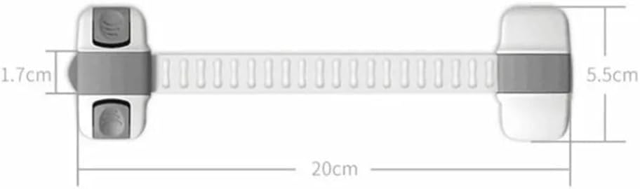 Multifunction Adjustable Strong Fixation Safety Buckle Plastic Child Safety Lock Drawer Lock Refrigerator Door Lock Cabinet Door Lock