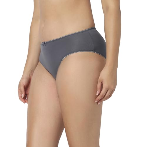 Image of juliet Cotton Hipster Premium Panties Set of 5 Full Coverage Stretchable Fabric