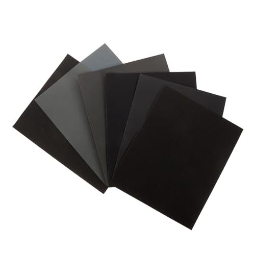 VINTORKY Headlight Repair Kit Sandpaper for Metal Sanding Wood Sandpaper Fine Grit Sandpaper Assortment