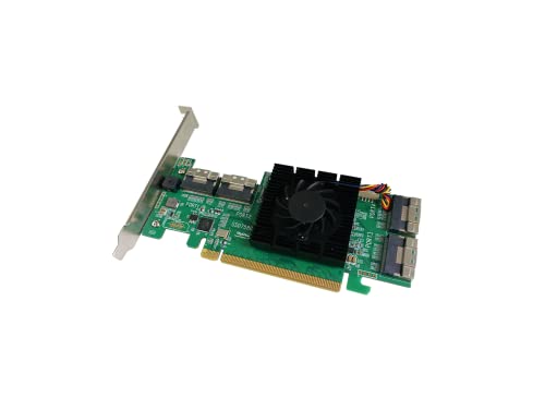 Image of HighPoint Rocket 1580 NVMe 8-Port M.2 /U.2 Industry Fastest-Performance /Comprehensive Selection Capable of Supporting Over 100TB On a Single Controller!, Black