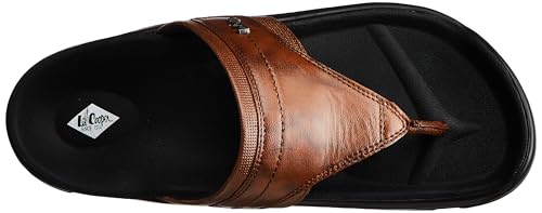Image of Lee Cooper LC8695C Men's Genuine Leather Sandals | Sandals For Men | Cushioned Insole & Comfortable