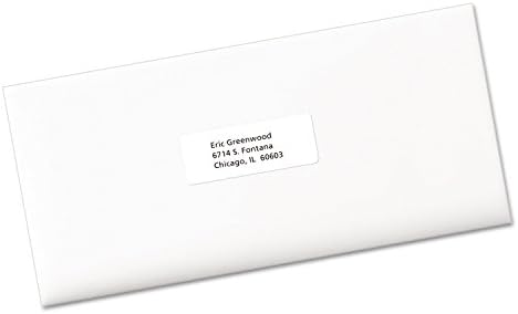Avery Easy Peel White Mailing Labels for Laser Printers, 1 x 2.62 Inch, Box  of 3000 Labels (5160), 2-Pack