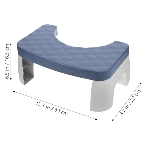 Tabouret de toilette ergonomique et stable avec plastique antidérapant
