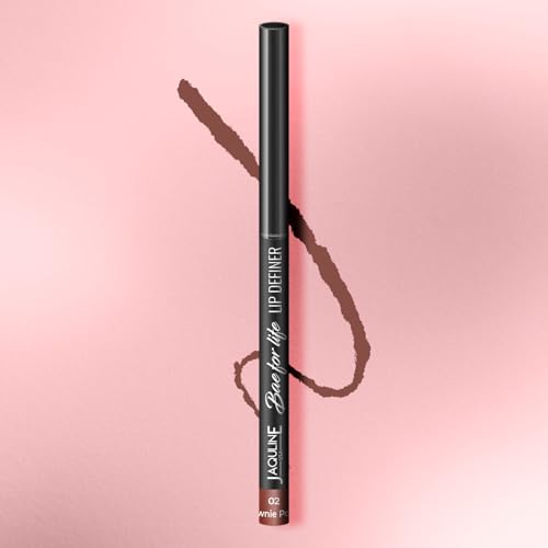 Image of JAQULINE USA Bae For Life Lip Definer lipliner | Long Lasting Lip Liner Pencil | Waterproof | Smudge Proof | Matte Finish | Paraben Free | Vegan & Cruelty Free Lipliner | Brownie Point 02, 0.3g