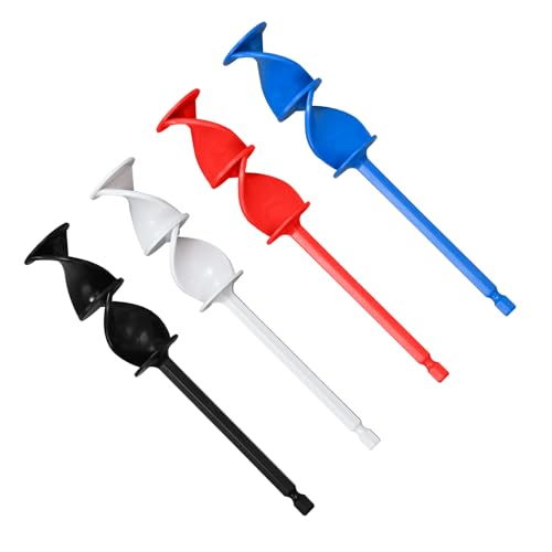 Paletas Mezcladoras De Resina Paletas Reutilizables Pintura Epoxi Accesorio Taladro Multiusos Para Equipo Mezcla Fábrica Pintura Resina 4 Uds.