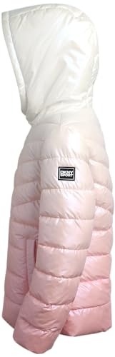 Image of DKNY Girls' Puffer Winter Coat - Full Zip Quilted Bubble Outerwear - Insulated Hooded Winter Jackets for Girls (Sizes: 7-16)
