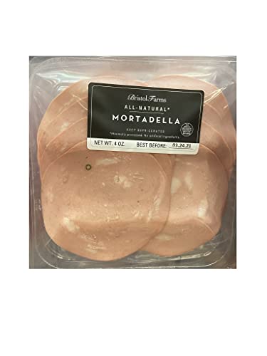 Bristol Farms, Bf Sliced Mortadella, 4 Ounce