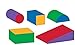 Play22 Soft Climbing Toys for Toddlers Indoor - 5 PC Baby Foam Climbing Blocks, PU Leather Gym Climb and Crawl Play Set Waterproof and Easy to Clean