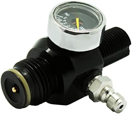 ZCTCL 4500PSI Paintball Air Tank Regulator & Valve Guage- HPA Air Comfortable Fittings 30Mpa Paintball Reg Regulator 6 31+9fHGpLiL. AC