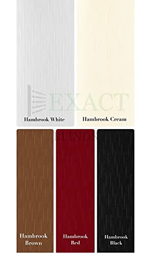 Custom made HAMBROOK Vertical Blinds Slats Made to Measure 89mm (3.5'' Wide) with FREE Weights Chain & Hangers (S001)
