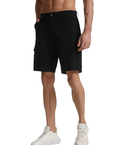 Image of Men's Lightweight Hiking Work Cargo Shorts 9 inch-5 Pockets
