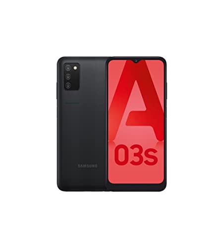 SAMSUNG Galaxy A03S, Téléphone Mobile 4G 32Go Noir, Carte SIM Non Incluse, Smartphone Android, Version FR (Reconditionné)