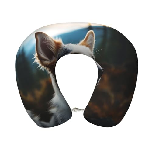 Almohada de espuma viscoelástica para viaje 30 cm