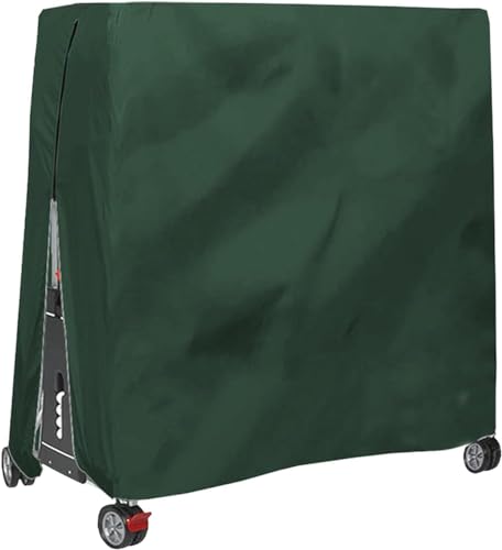EudoER Housse de protection pour table de ping-pong 420D Oxford imperméable - 185 x 165 x 70 cm (vert)