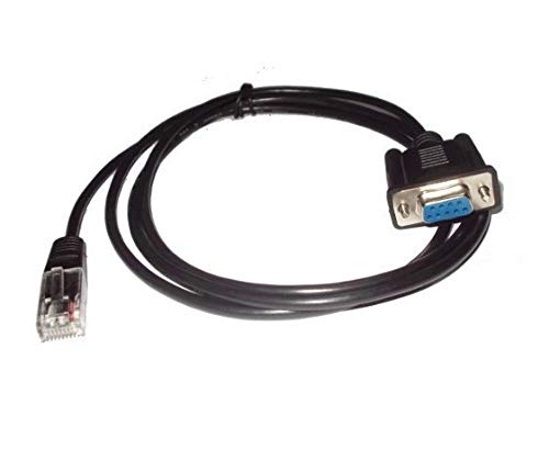 RADWELL VERIFIED SUBSTITUTE IC200CBL500-SUB Substitute for GE FANUC IC200CBL500, RJ-45 to DB-9PIN (RS-232), 3M, Cord Set