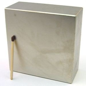 magnets4you - Imán cuadrado de neodimio | 70 x 70 x 30 mm | Revestimiento: níquel N40 | Fuerza de sujeción aprox. 150 kg | Superimán para taller, experimentos o para manualidades