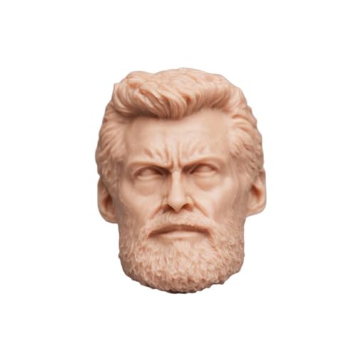 Figurine militaire tête 1/6 homme mûr à peindre pour corps TBL