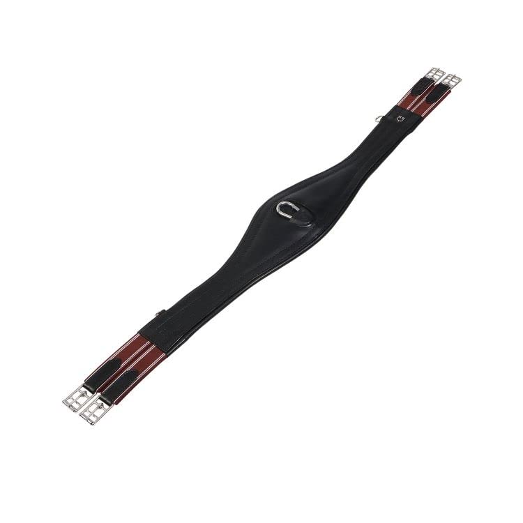 Sottopancia per cavalli anatomico sagomato con elastici e fibbie inox modello Amelie 125 cm