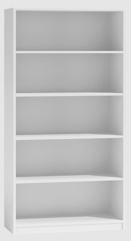 BDW Onyx 80 Bibliothèque à 5 compartiments