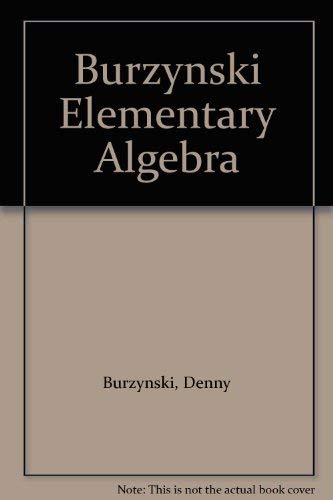 Elementary Algebra 0030639069 Book Cover