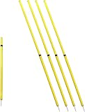 BlueDot Trading Soccer Agility Training Poles Adjustable Telescopic 3ft-6ft (4pc), Speed & Agility Poles for Soccer Training, Outdoor Game, Exercise Training, Football, Sport Training Equipment