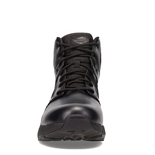 Merrell Men's Fullbench Mid Tactical Boots, Breathable & Waterproof Coated Leather Hiking Shoes Military3