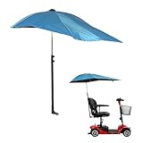 AIWFL Sunshade Canopy for Mobility Scooters, Height Adjustable Rain Cover Canopy Foldable Scooter Sunshade Umbrella, Fits for Mobility Scooters and Power Chairs Equipped with a 1