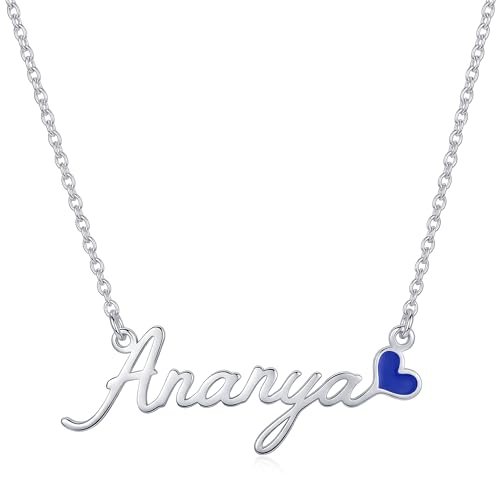 TRUESILVER ACPL Gifts Personalized Customized Sterling-Silver Nam...